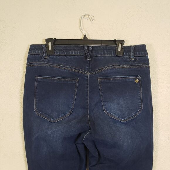 Democracy Ab Solution Itty Bitty Bootcut Jeans Dark Wash Women’s 18W - Picture 9 of 12